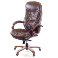 Офисное кресло Аклас Валенсия Soft EX MB Коричневое (07826)