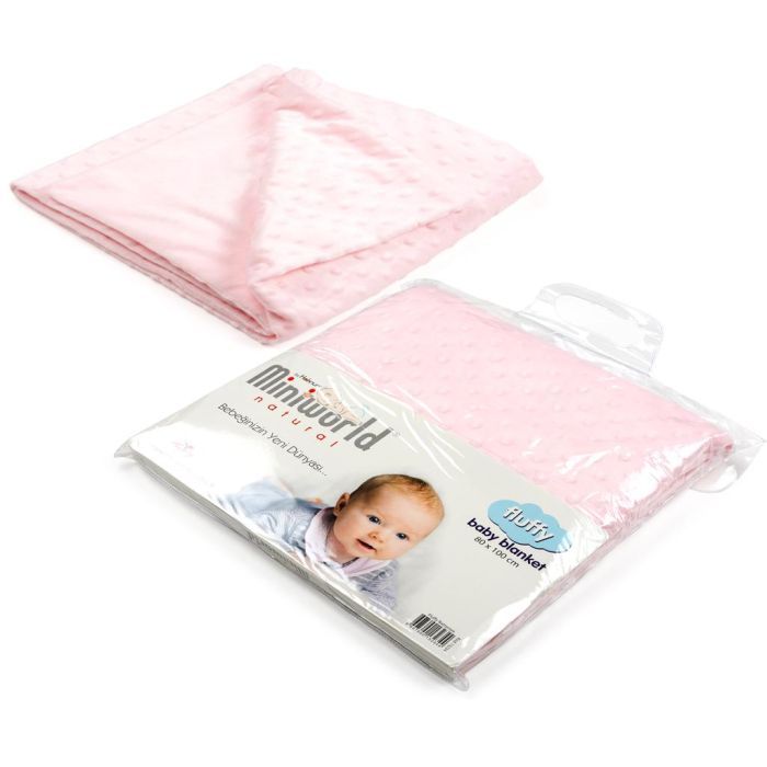 Одеяло детское Miniworld велюровый (13234-pink)