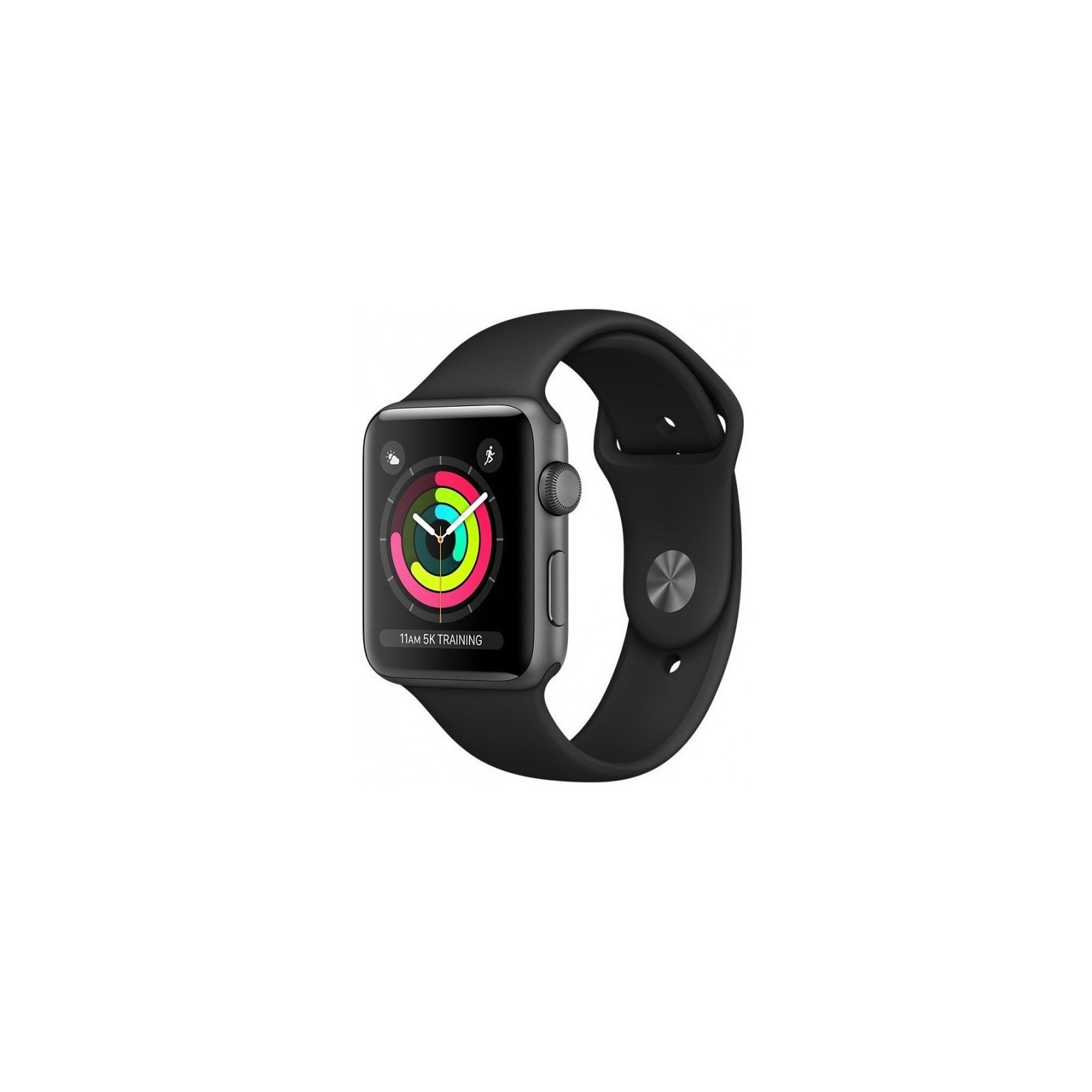 Apple Watch Series 3 GPS 38mm Space Grey Aluminium Case with Blac MTF02GK A Brain