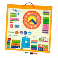 Фото - Розвивальна іграшка VIGA Розвиваюча іграшка  Toys Календар магнітний англ.  50377 (50377)