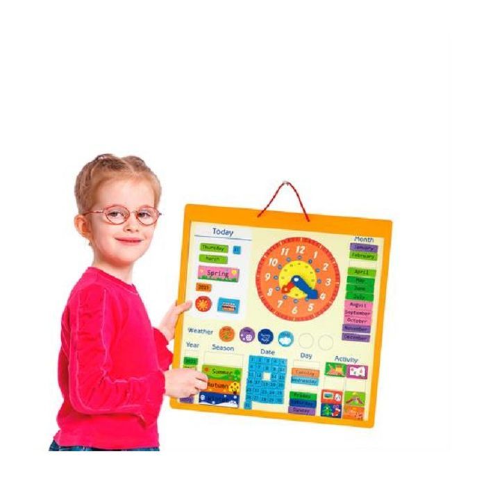 Развивающая игрушка Viga Toys Календарь магнитный англ. (50377) изображение 4