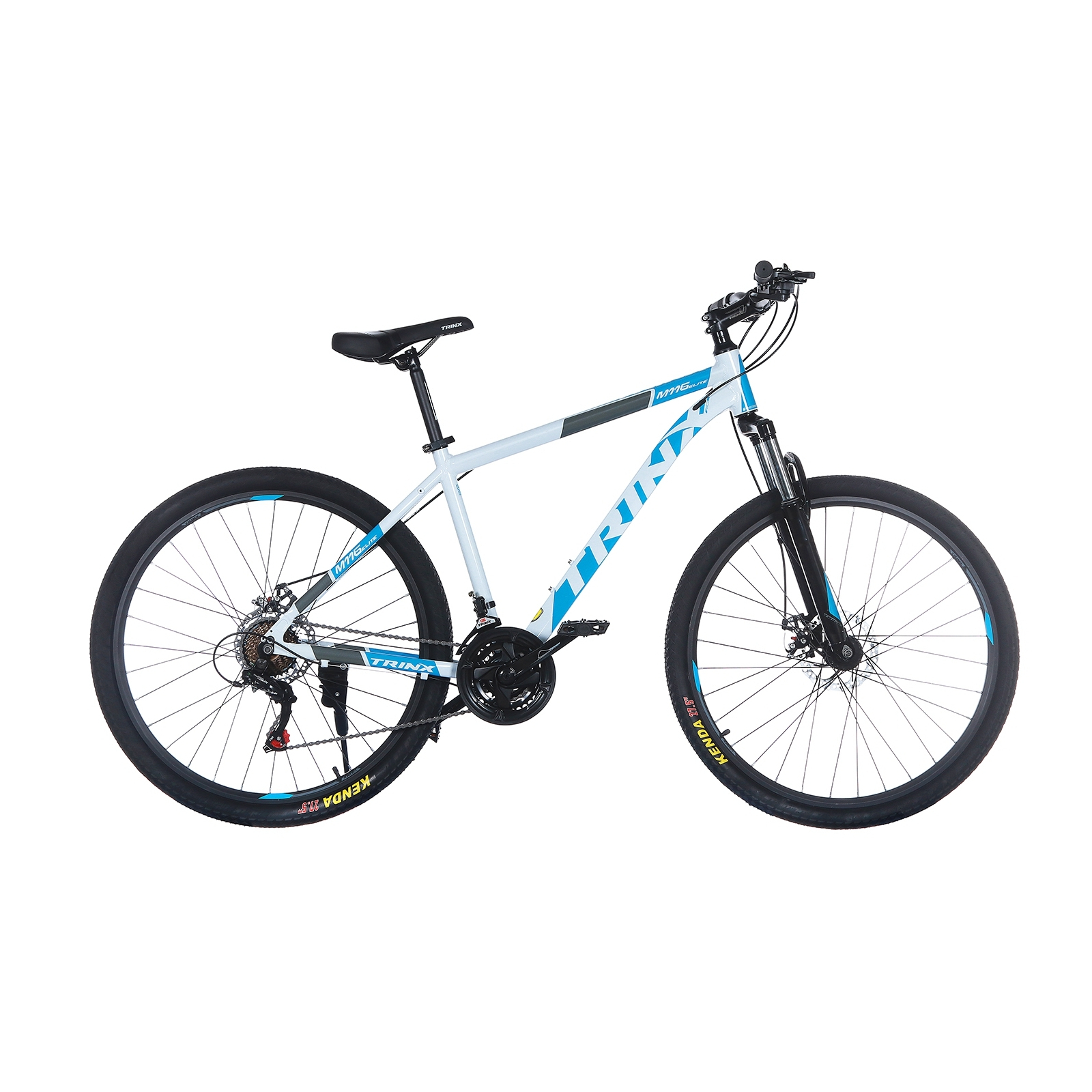 Велосипед Trinx Majestic M116Elite 2019 27.5" 18" White-Blue-Grey (M116Elite.18WBG)