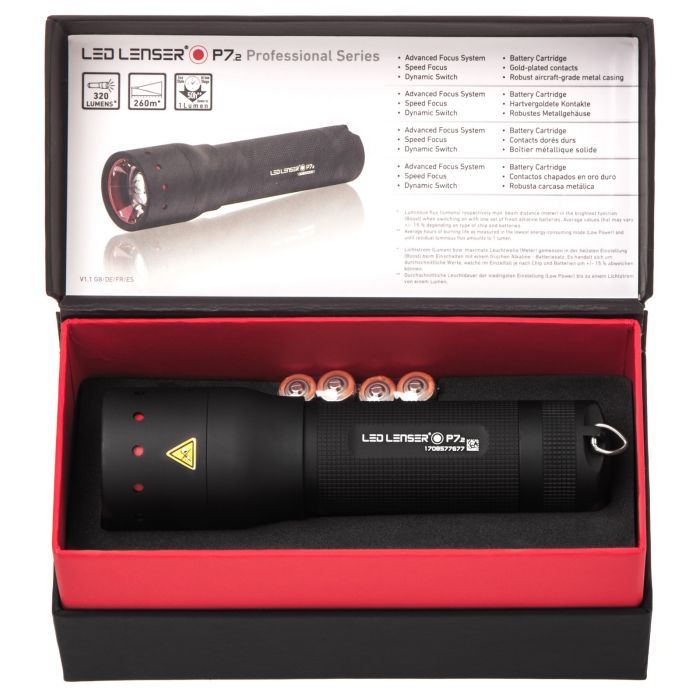 Фонарь LedLenser P7.2, 320/250/40 (9407) изображение 5