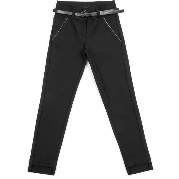 Штаны детские A-Yugi школьные (9150-164G-black)