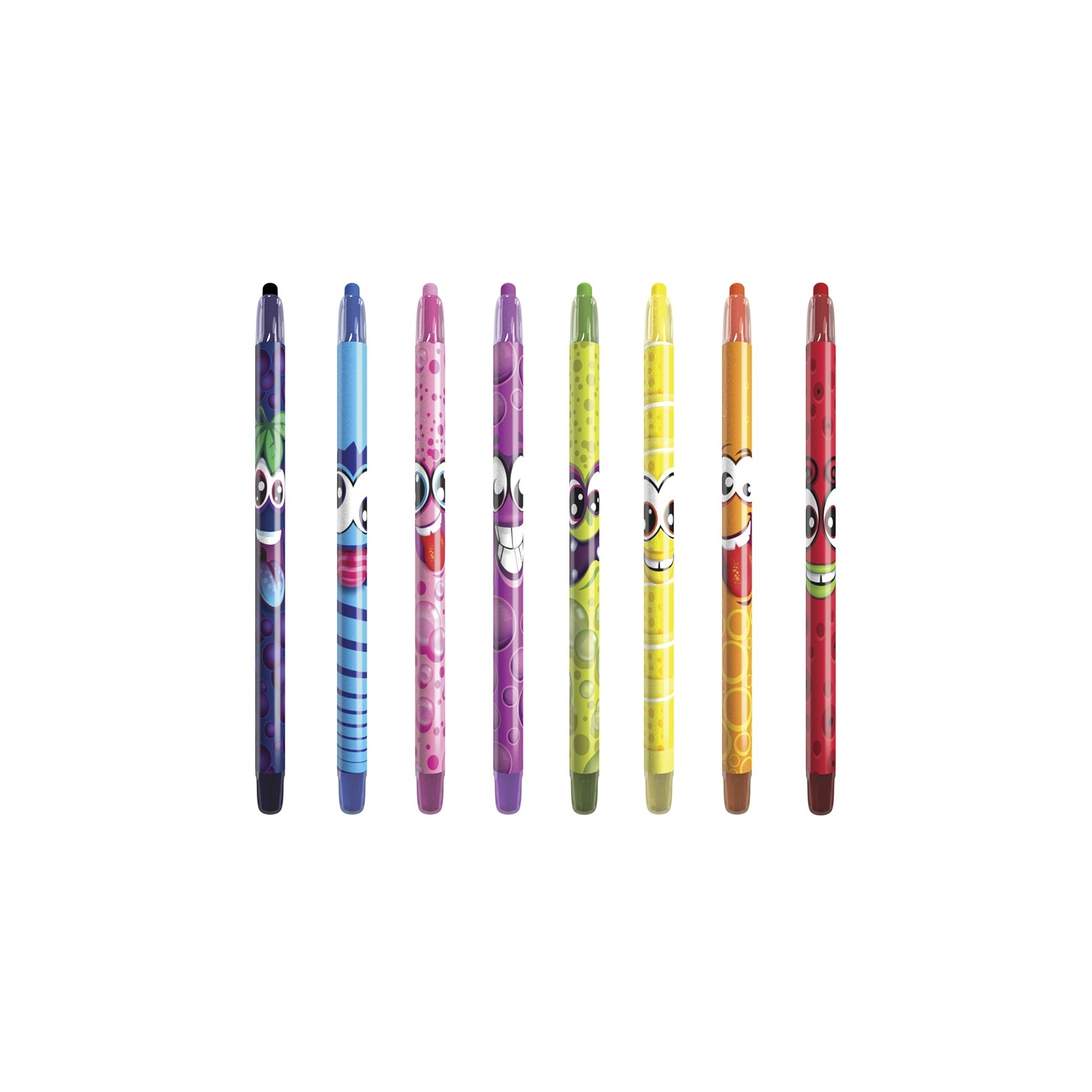 Карандаши цветные Scentos Набор ароматных восковых карандашей РАДУГА 8 цв (41102) изображение 2