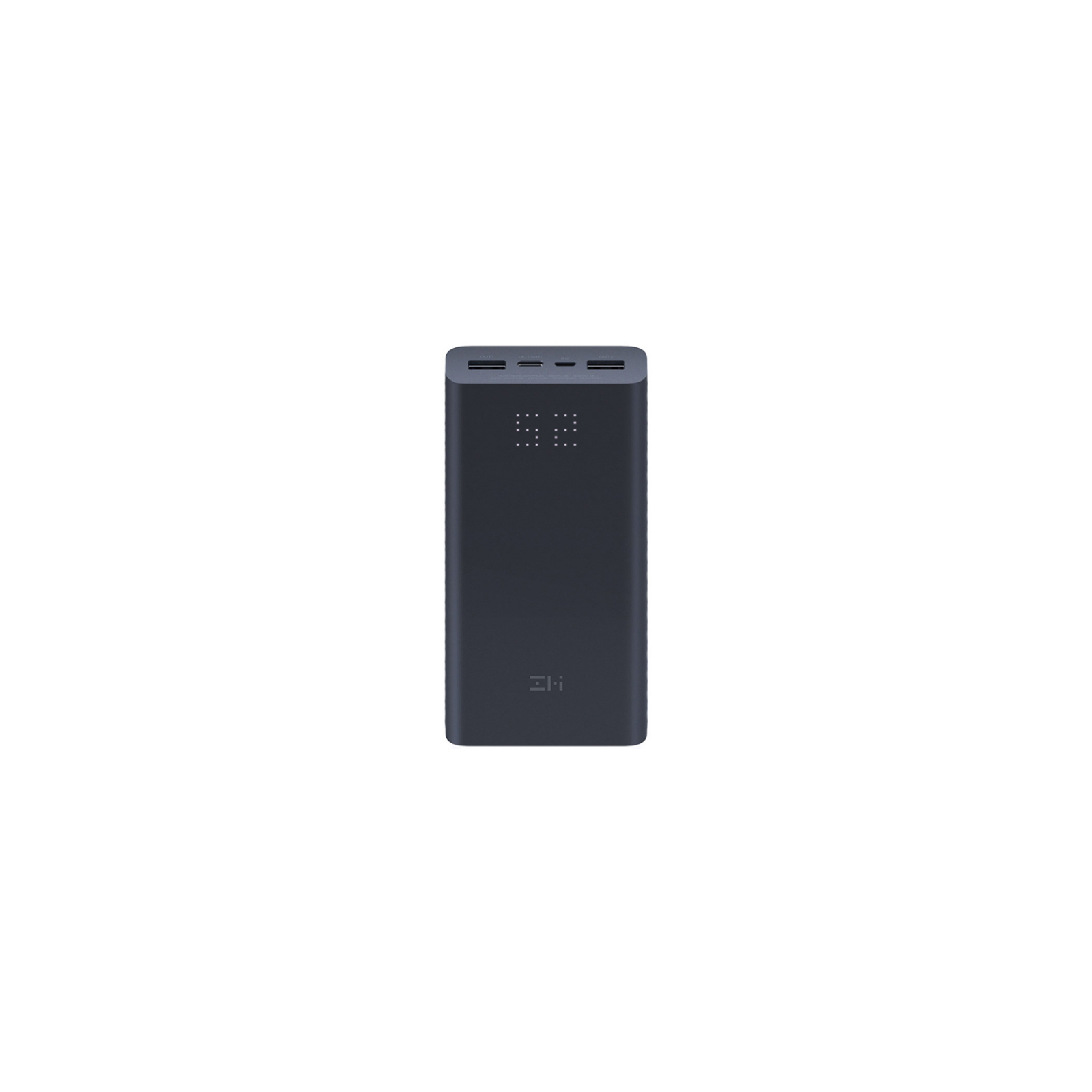 Батарея универсальная ZMI Aura 20000mAh Type-C 2*USB QC2.0/3.0 Black (QB822)