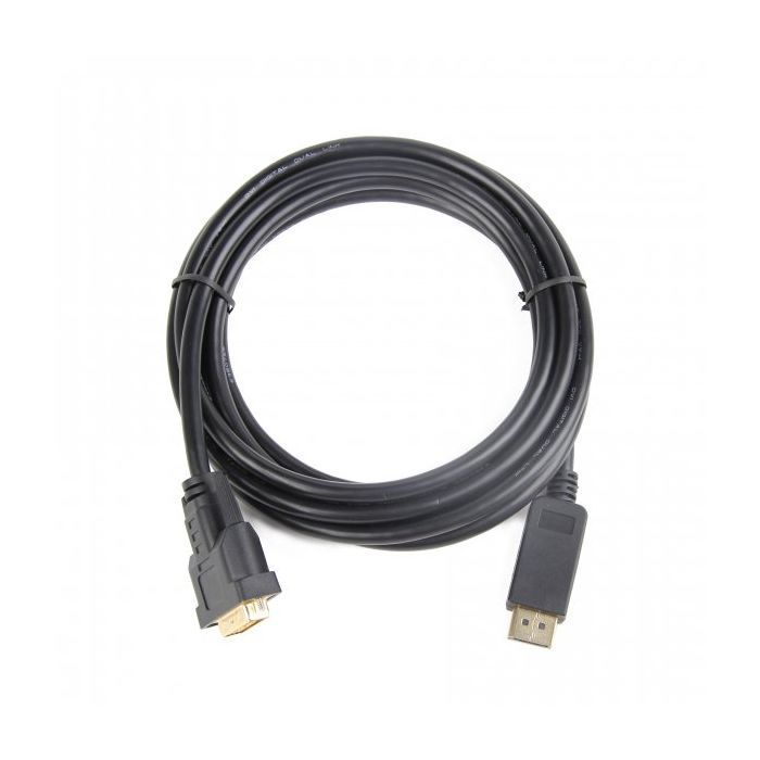 Кабель мультимедийный DisplayPort to DVI 3.0m Cablexpert (CC-DPM-DVIM-3M) изображение 2