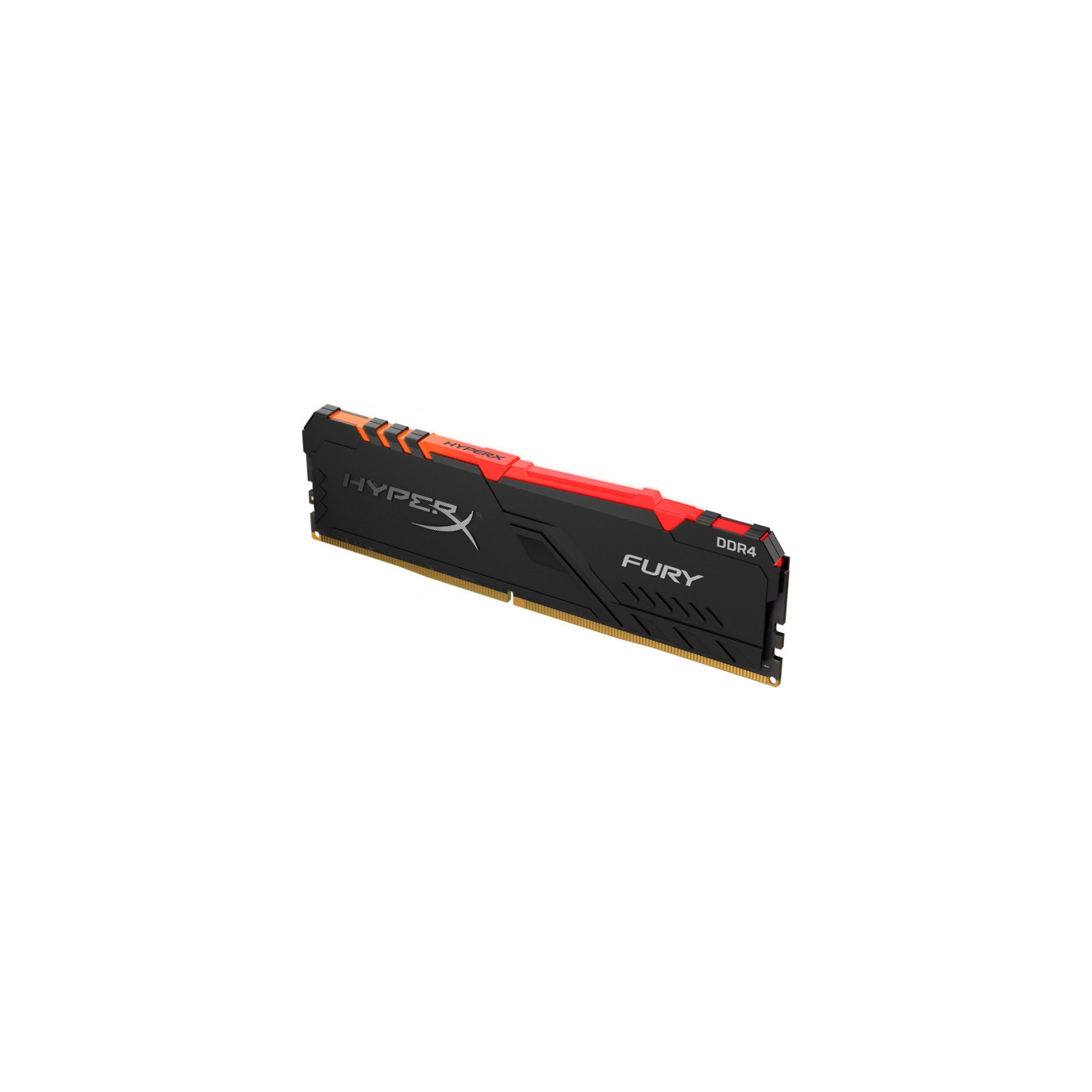 Модуль памяти для компьютера DDR4 8GB 2400 MHz HyperX Fury Black RGB Kingston Fury (ex.HyperX) (HX424C15FB3A/8) изображение 2