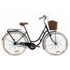 Велосипед Dorozhnik 28" RETRO PH рама-19" St 2020 черный, багажник + корзина (OPS-D-28-188)