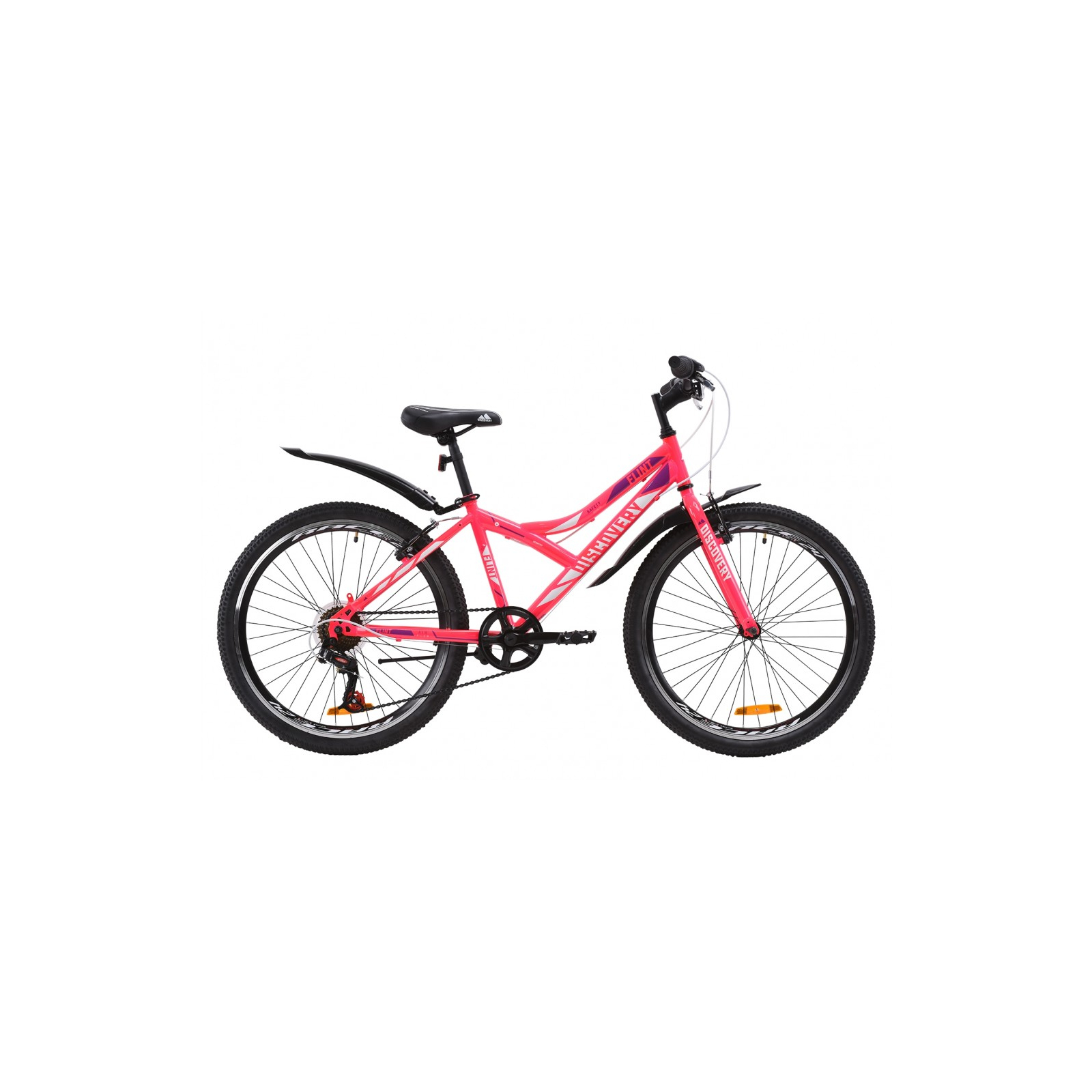 Велосипед Discovery 24" FLINT Vbr рама-14" St 2020 розовый (OPS-DIS-24-177)