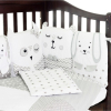 Детский постельный набор Верес Сменный Smiling Animals white-grey (3 ед.) (154.6.01) изображение 2