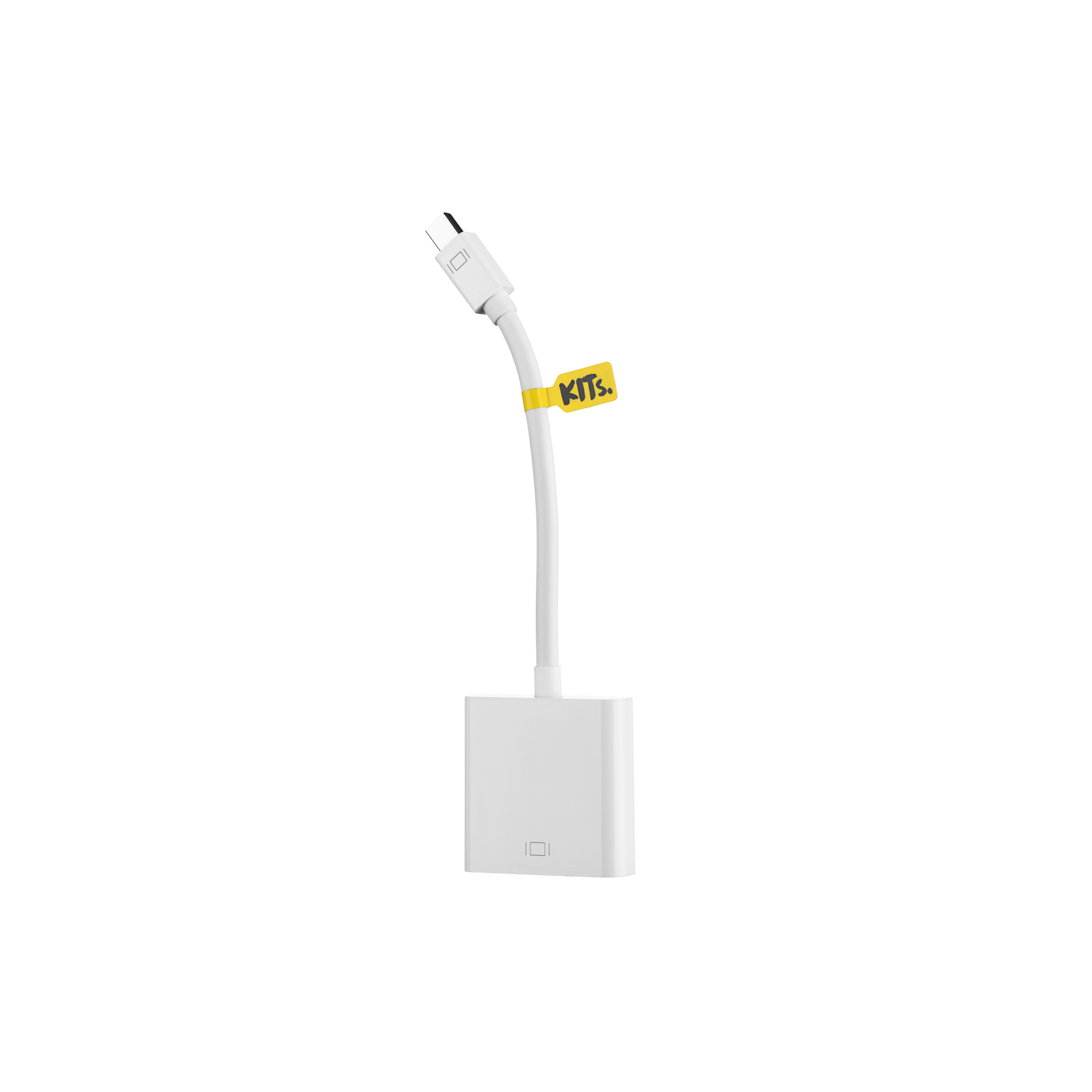 Перехідник MiniDisplayPort to DVI, white, 0.17m Kit (KITS-FL-002)