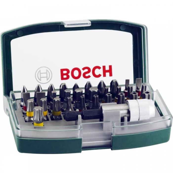 Набор бит Bosch 32 шт + магнитный держатель (2.607.017.063)
