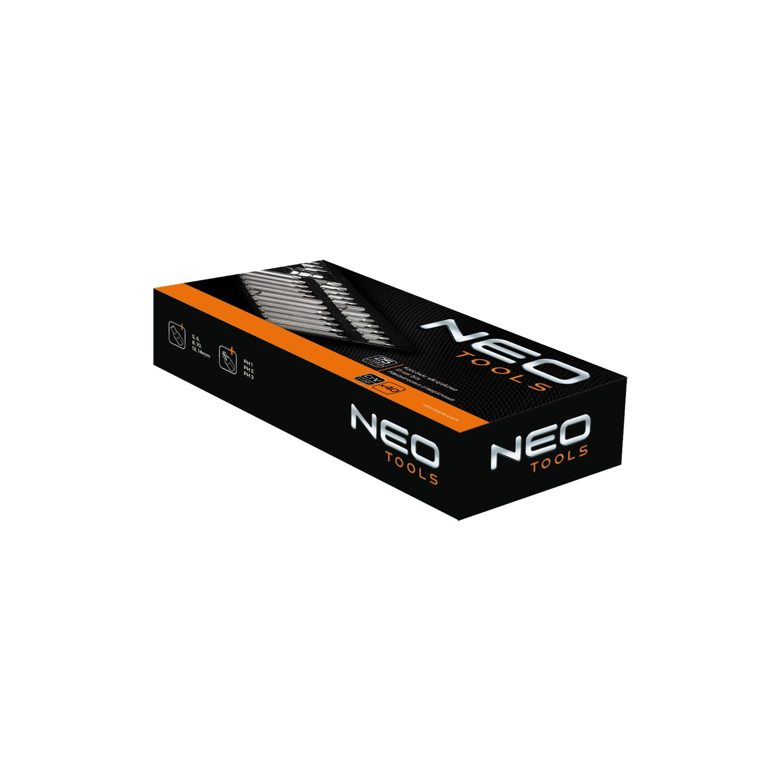 Набір біт Neo Tools 40 шт с держателем (06-107) зображення 2