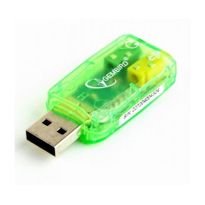 Переходник USB2.0-Audio Gembird (SC-USB-01) изображение 2