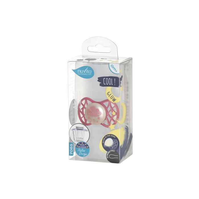 Пустушка Nuvita Air55 Cool 0m+ симетрична (світиться в темряві) (NV7065GSA) зображення 3