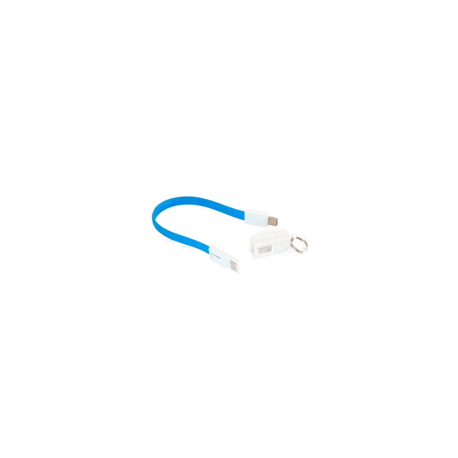 Дата кабель USB 2.0 AM to Type-C 0.18m blue Extradigital (KBU1787) изображение 2