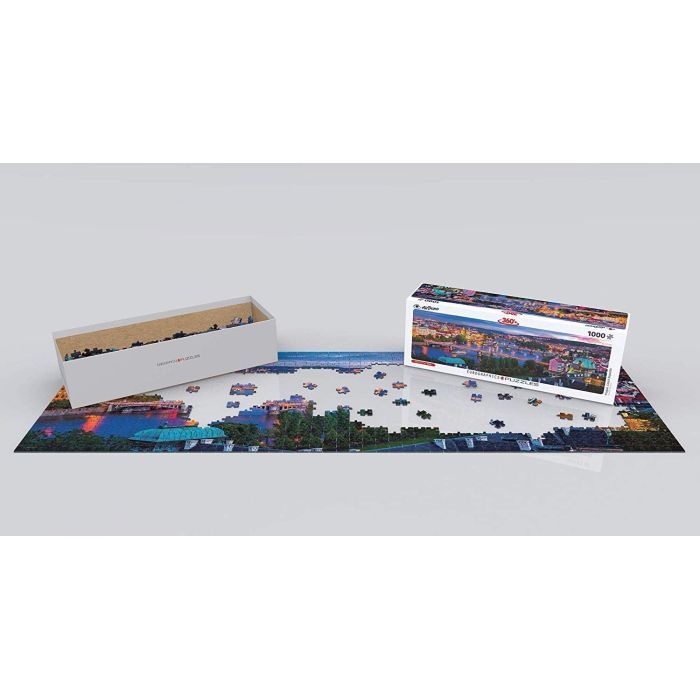 Пазл Eurographics Прага, Чехия, 1000 элементов панорамный (6010-5372) изображение 3