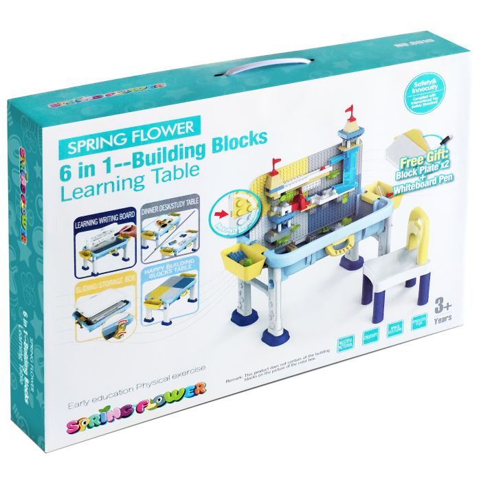 Дитячий стіл Microlab Toys Конструктор Ігровий Центр + 1 стілець (GT-15) зображення 6
