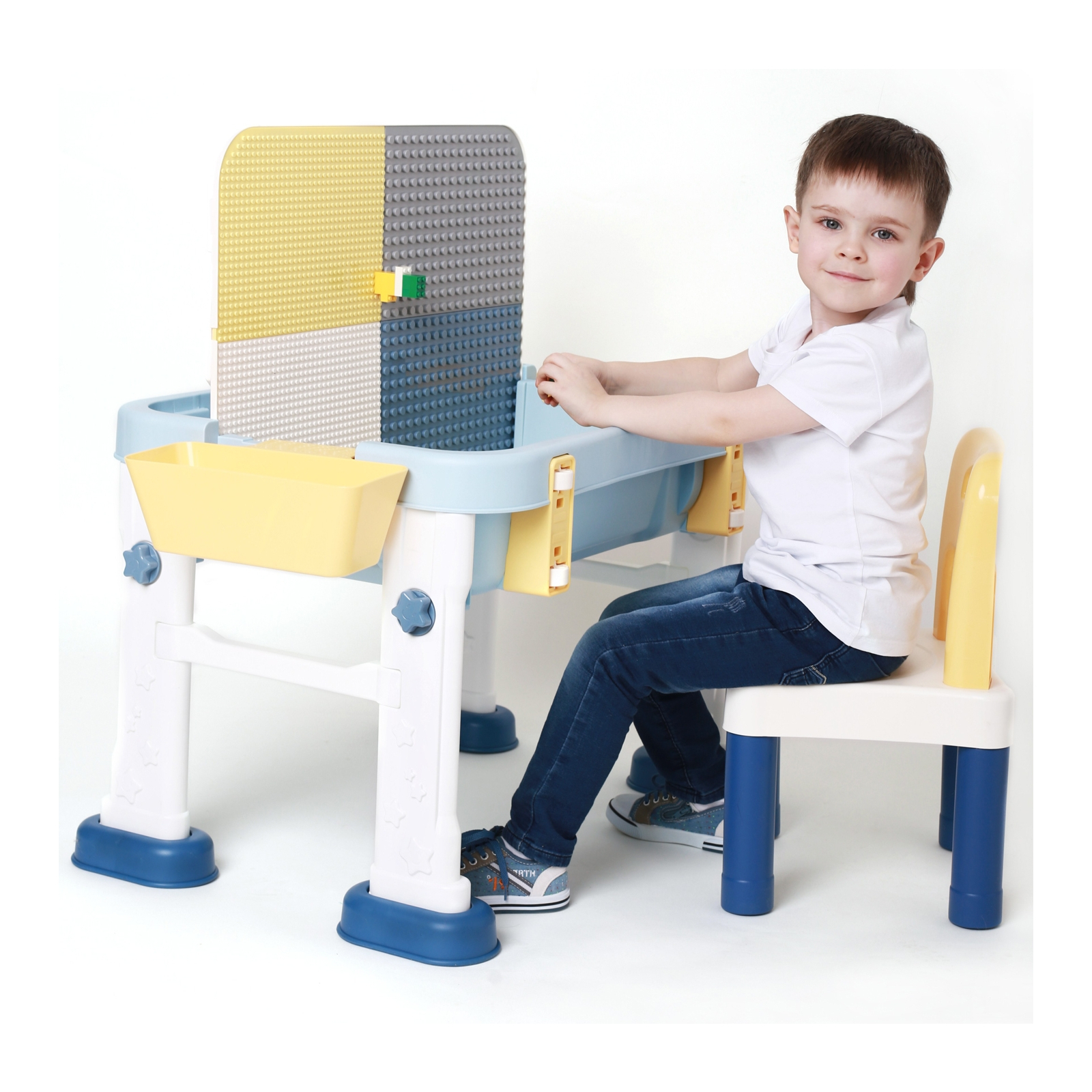 Дитячий стіл Microlab Toys Конструктор Ігровий Центр + 1 стілець (GT-15) зображення 7