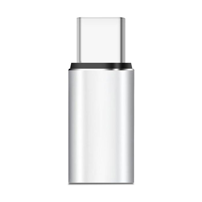 Переходник Lightning to Type-C silver XoKo (XK-AC025-SL)