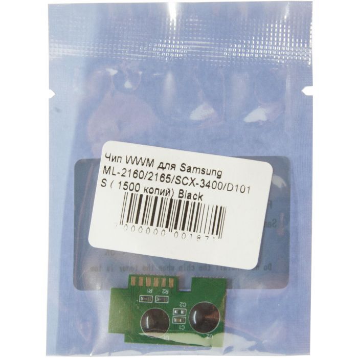 Чип для картриджа Samsung ML-2160/2165/SCX-3400/D101S 1.5К Black WWM (JYD-Sam101) зображення 2