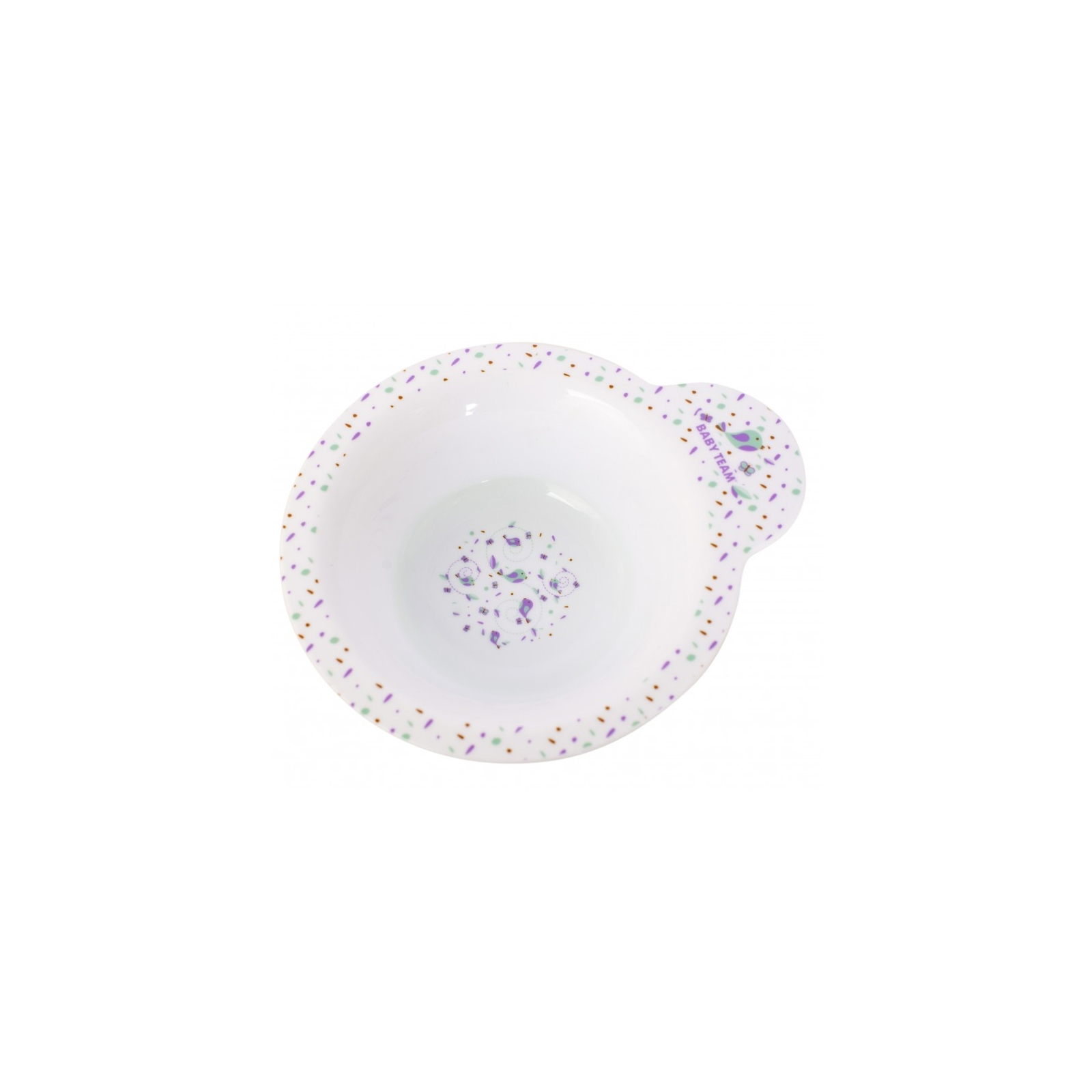 Набір дитячого посуду Baby Team тарілка, миска, чашка (6093) зображення 2