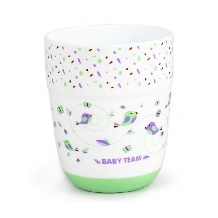 Набор детской посуды Baby Team тарелка мелкая, тарелка глубокая, чашка (6093) изображение 4