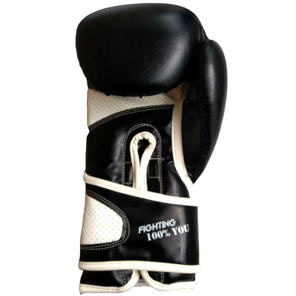 Боксерские перчатки PowerPlay 3019 12oz Black (PP_3019_12oz_Black) изображение 3