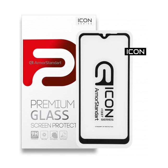 Стекло защитное Armorstandart Icon Realme С2 Black (ARM56298-GIC-BK)