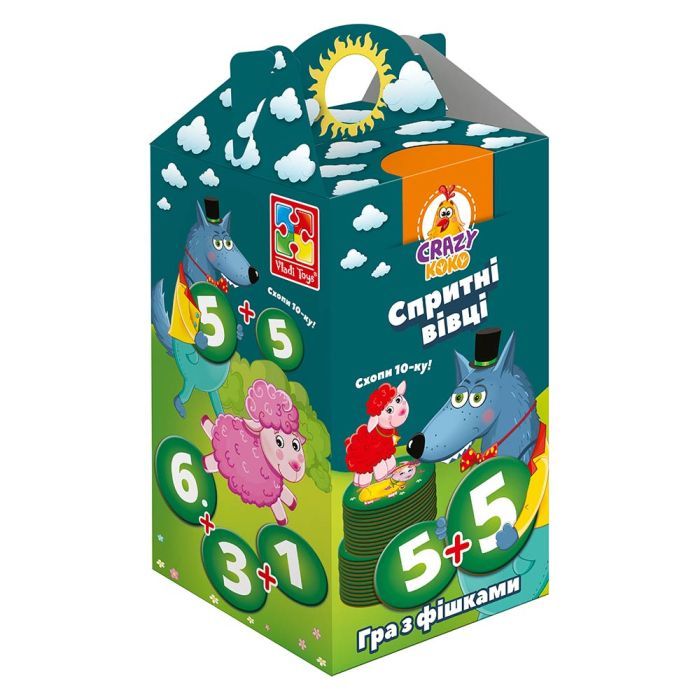 Настольная игра Vladi Toys Шустрые овцы. Хватай 10-ку! (укр.) (VT8033-03)