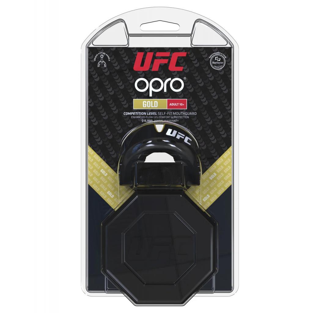 Капа Opro Gold UFC Hologram Black Metal/Gold (UFC_Gold_Black) изображение 7