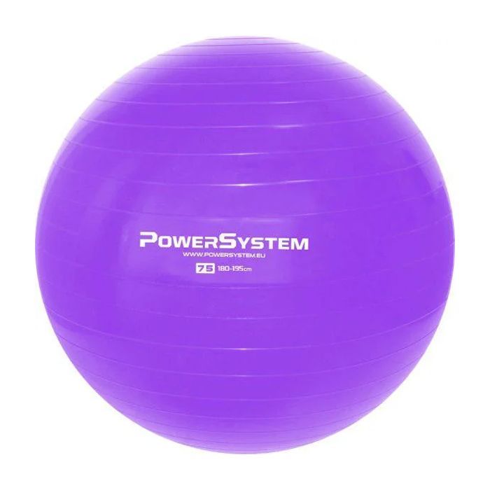 М'яч для фітнесу Power System PS-4013 75cm Purple (PS-4013_75cm_Purple)