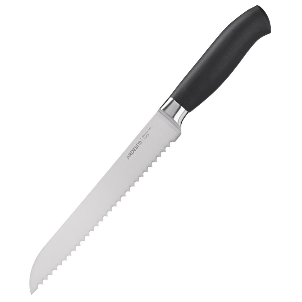 Набір ножів Ardesto Black Mars з дерев'яною підставкою 6 предметів (AR2020SW) зображення 7