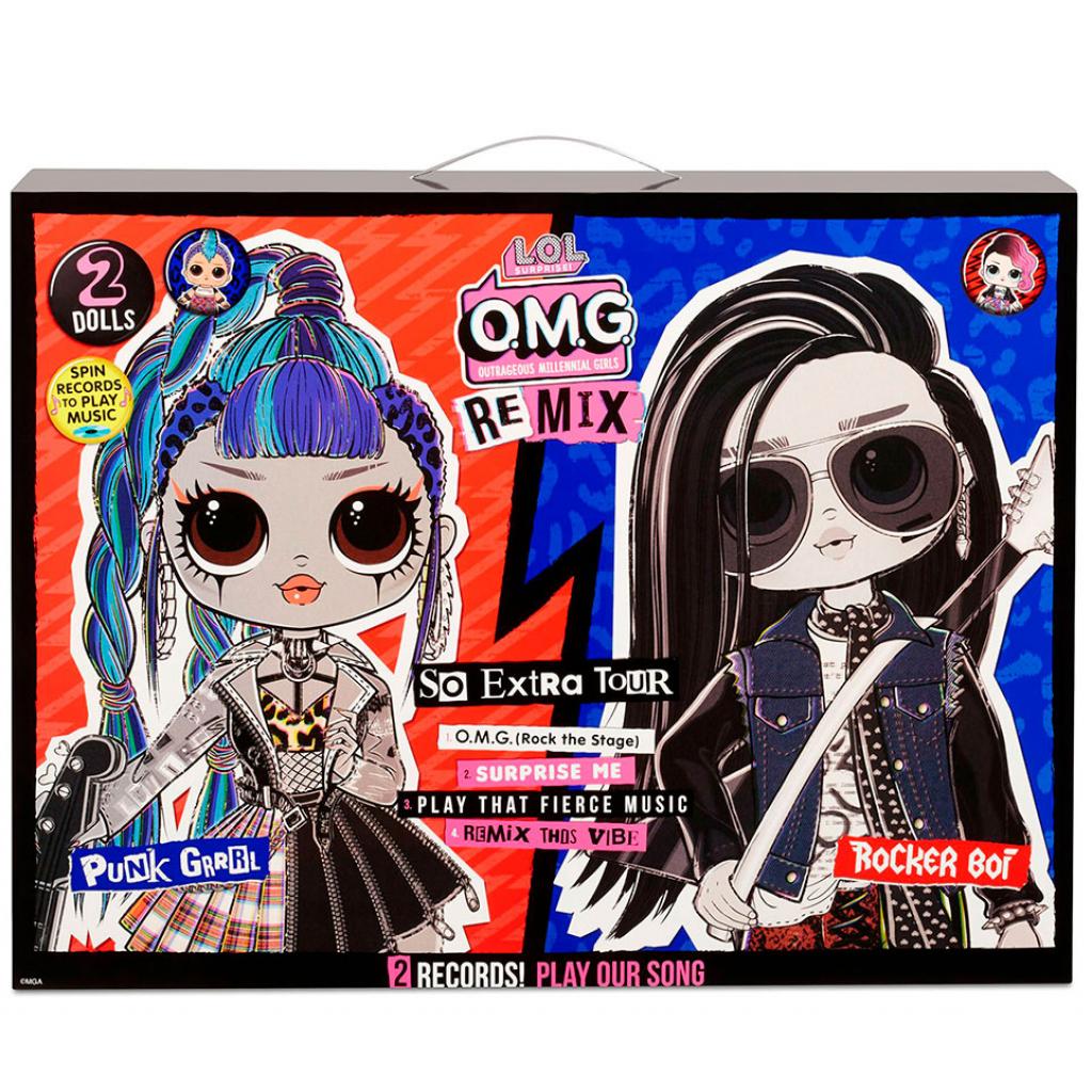 Кукла L.O.L. Surprise! набор с двумя куклами O.M.G. Remix - ДУЭТ (567288) изображение 3