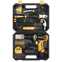Шуруповерт Deko DKCD12FU-LI + набір 104 інструментів в кейсі (12182)