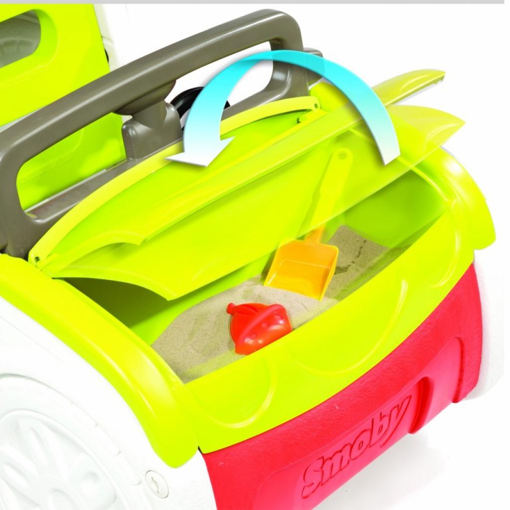 Ігровий майданчик Smoby Автомобіль мандрівника з гіркою і пісочницею зі звуковими еф (840205) зображення 3