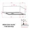 Вытяжка кухонная Weilor PBSR 52301 GLASS WH 1100 LED Strip изображение 12