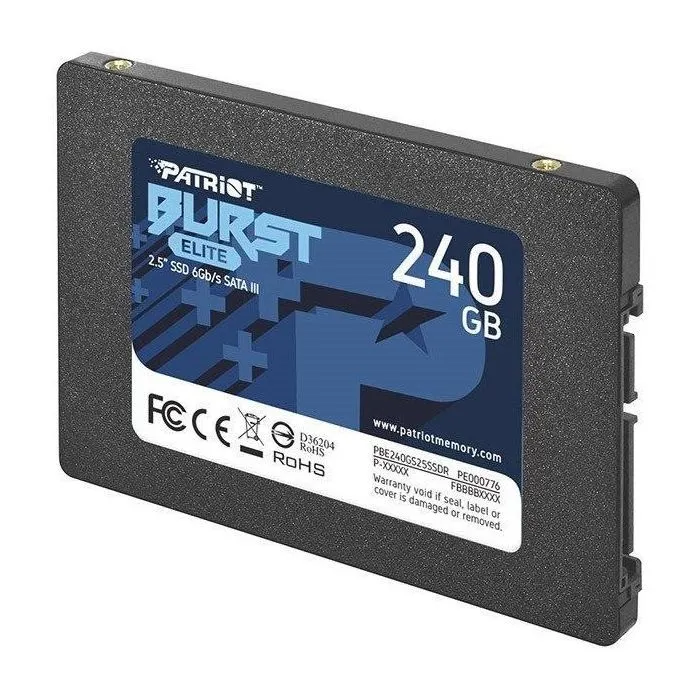 Накопитель SSD 2.5" 240GB Burst Elite Patriot (PBE240GS25SSDR) изображение 3