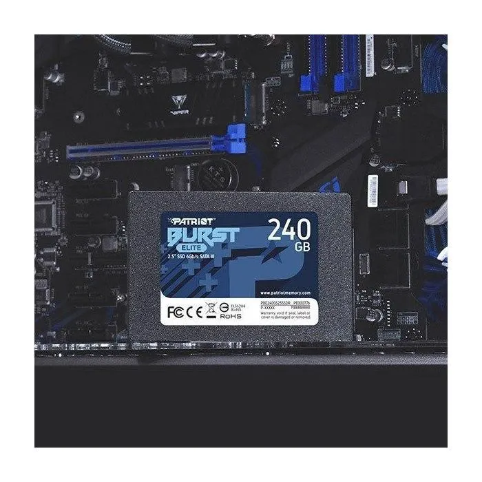 Накопитель SSD 2.5" 240GB Burst Elite Patriot (PBE240GS25SSDR) изображение 5