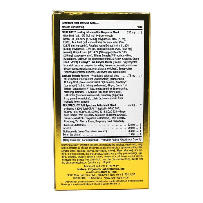 Мультивітамін Natures Plus Мультивітаміни для Жінок, AgeLoss, 90 таблеток (NTP8002) зображення 2