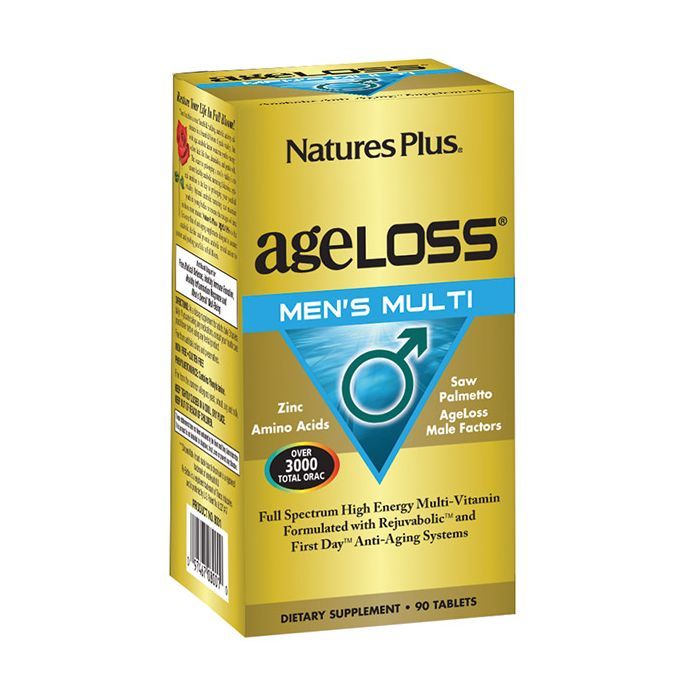 Мультивітамін Natures Plus Мультивітаміни для Чоловіків, AgeLoss, 90 таблеток (NTP8001)