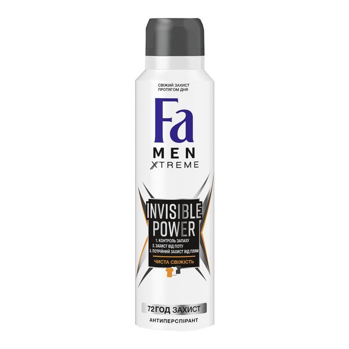 Антиперспирант Fa Men Xtreme Invisible Power 150 мл (9000100760546)