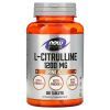 Амінокислота Now Foods L-Цитруллин, L-Citrulline, 1200 мг, 120 таблеток (NF0116)