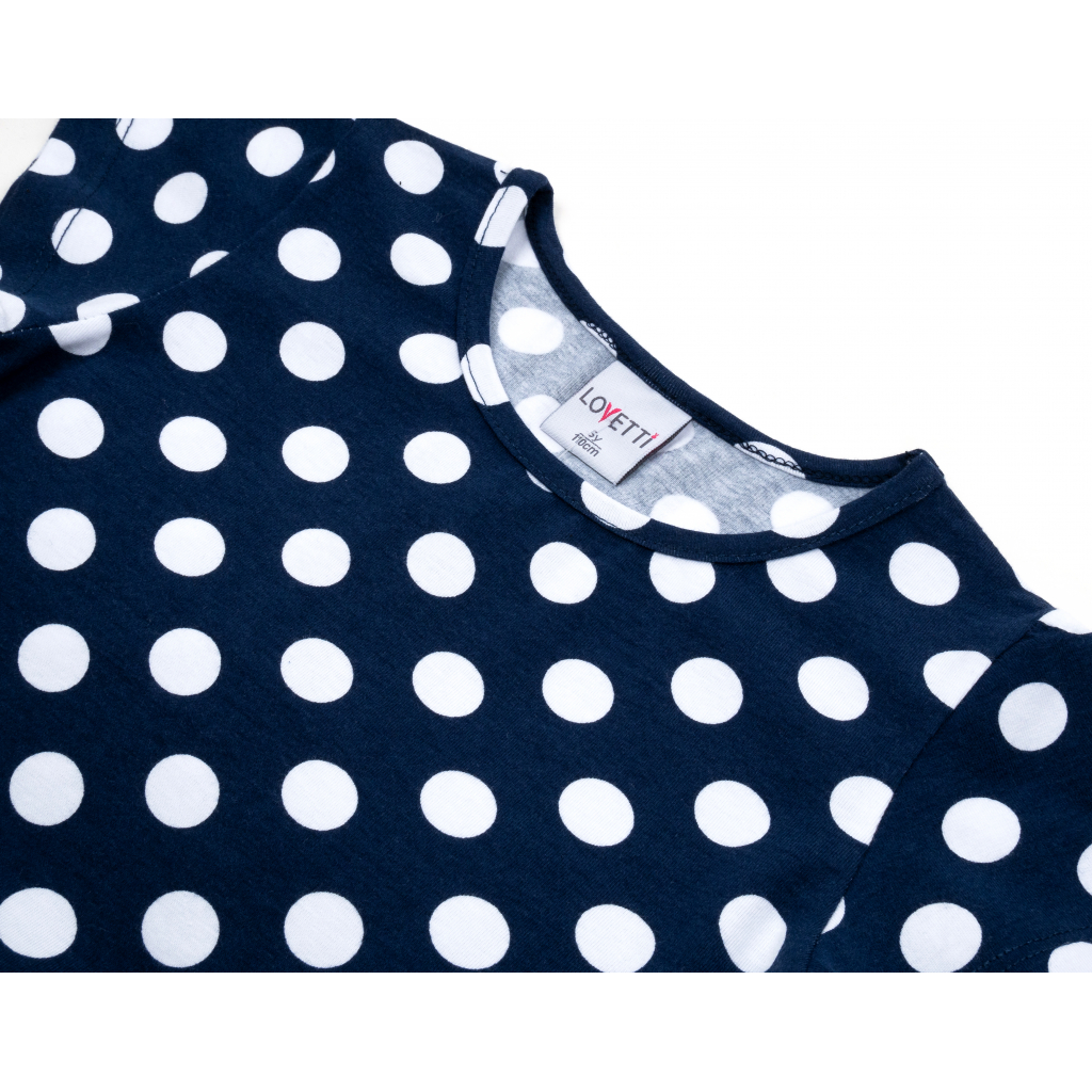 Платье Lovetti в горошек (5911-68-122G-blue) изображение 3