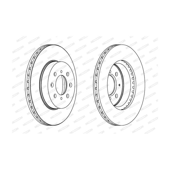 Тормозной диск FERODO DDF492