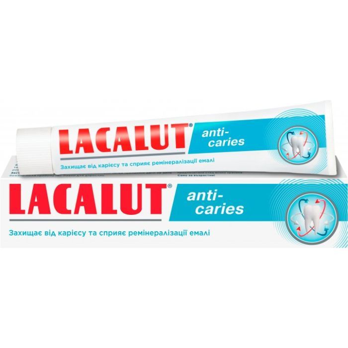 Зубная паста Lacalut anti-caries 75 мл (4016369694534)