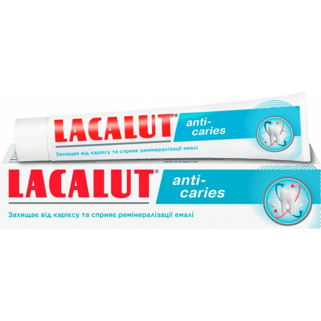 Зубная паста Lacalut anti-caries 75 мл (4016369694534)