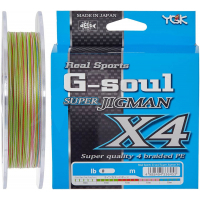 Фото - Волосінь і шнури YGK Шнур  Super Jig Man X4 200m Multi Color 2.5/0.270mm 35lb  5 (5545.01.43)