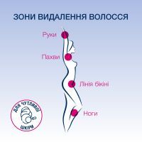 Восковые полоски Veet Easy-Gelwax для чувствительной кожи 12 шт. (5900627027259/4680012390953) изображение 4